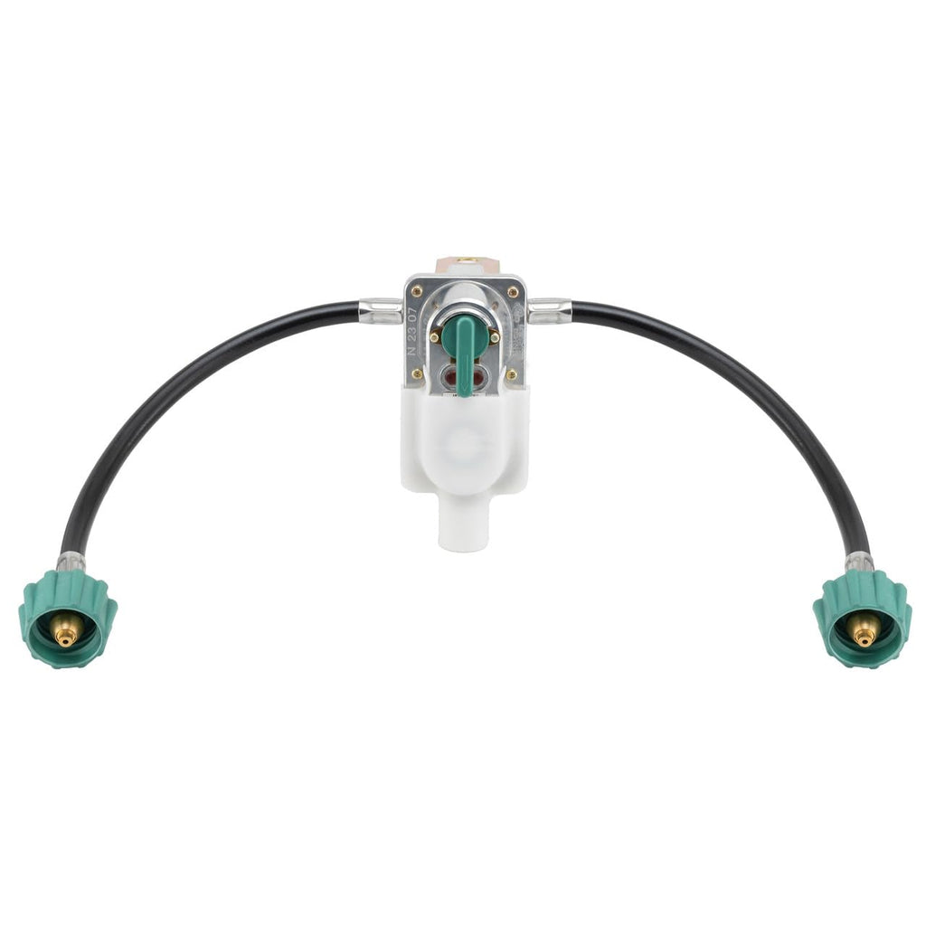 RV 2-Stage Auto Changeover Propane Regulator with Hose V793