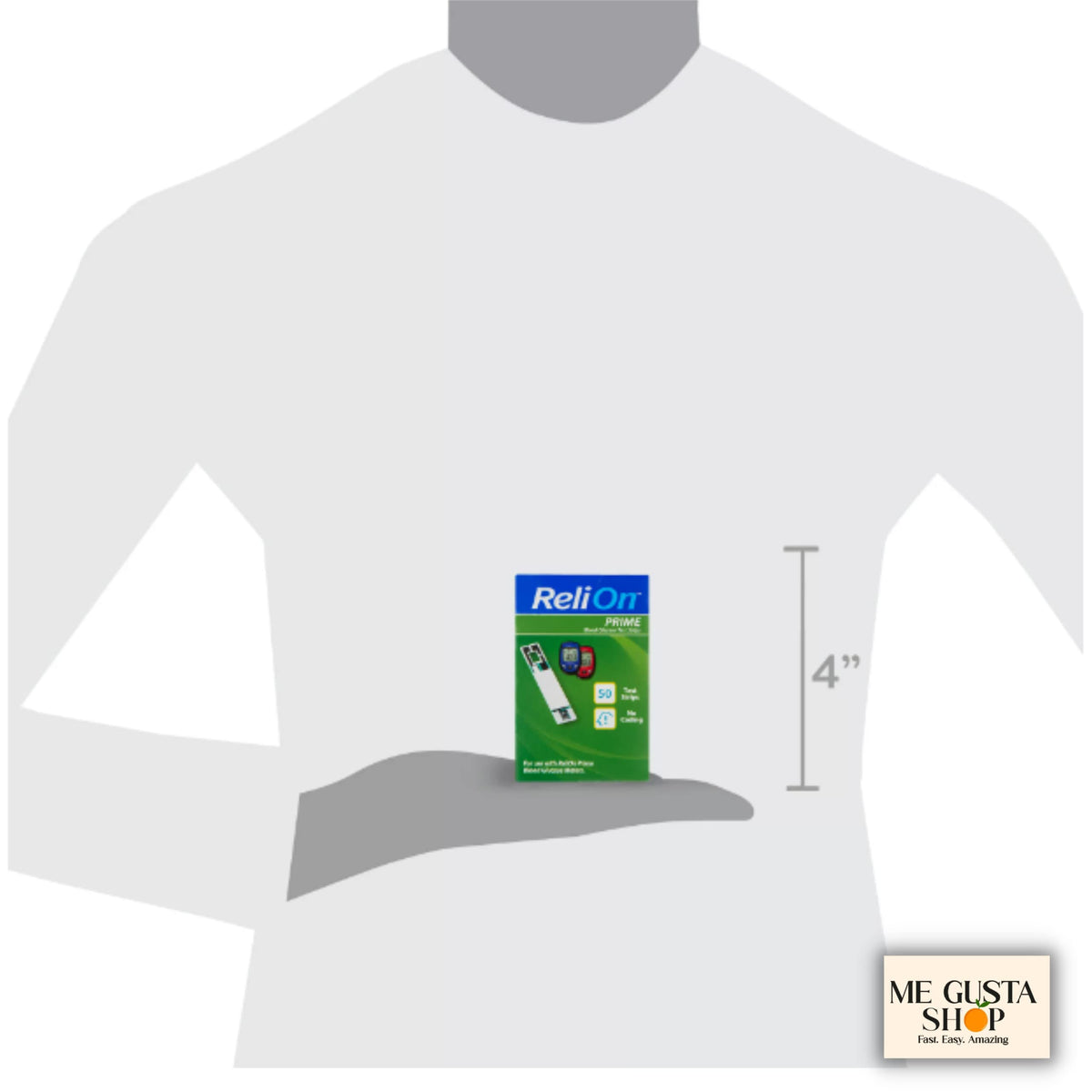 Blood Glucose Test Strips, 50 Count D741