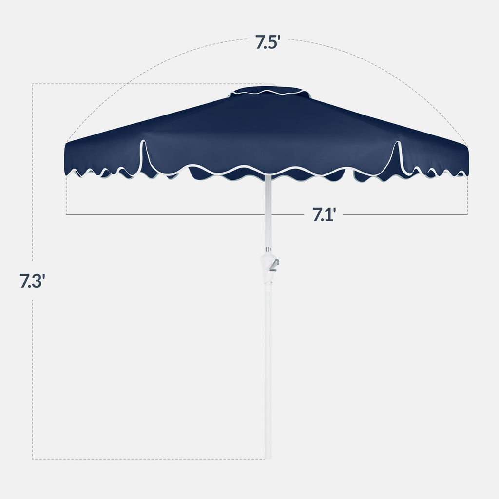 Patio Market Umbrella with Crank & Tilt X67605
