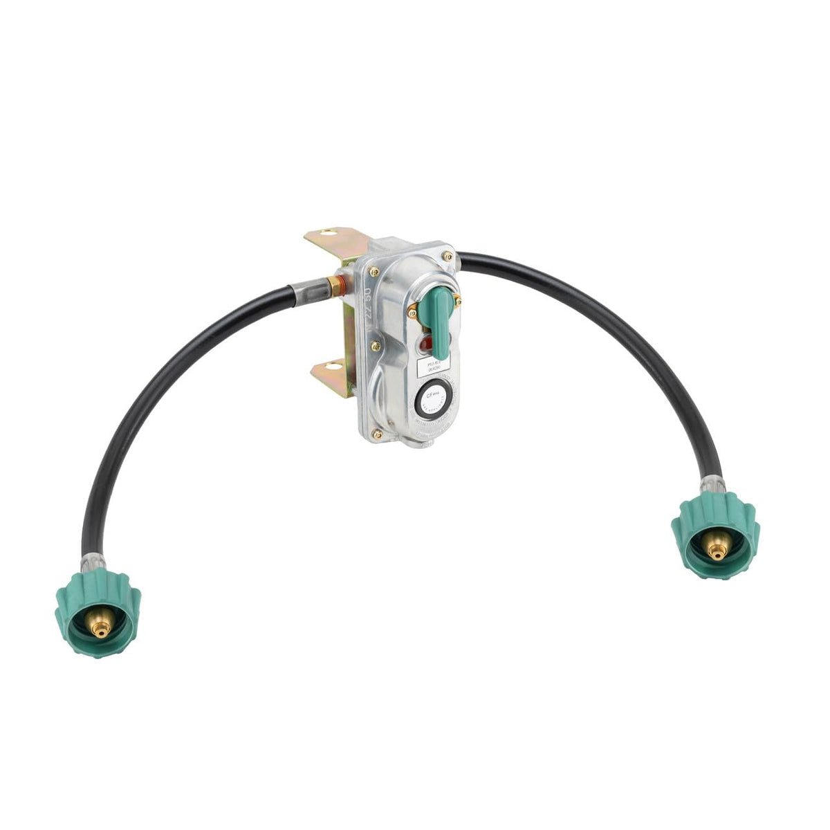 RV 2-Stage Auto Changeover Propane Regulator with Hose V793