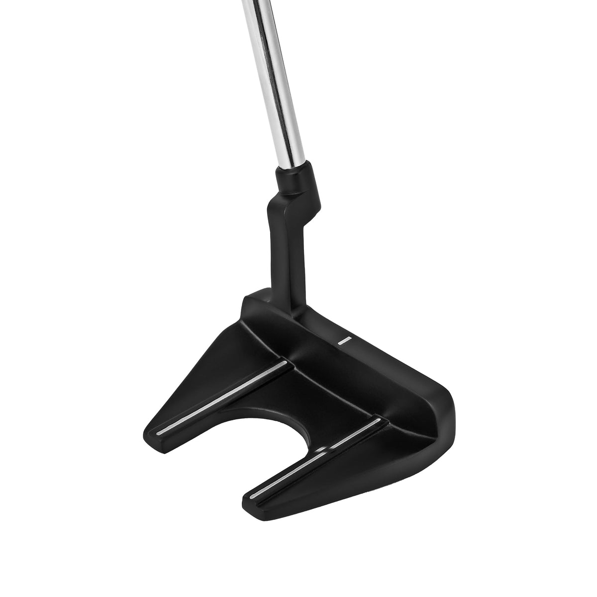 Right-Handed Matte Black Golf Putter with Aim Line & Grip Z1440