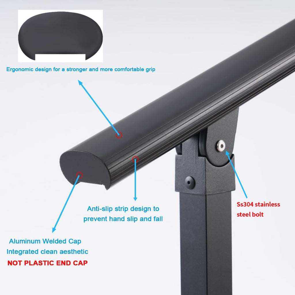 1 Step Aluminum Alloy Handrail B29187