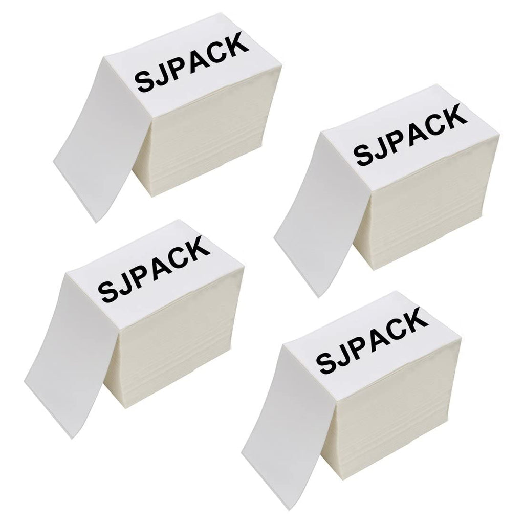 4 x 6 Fanfold Thermal Shipping Labels 4000 M647