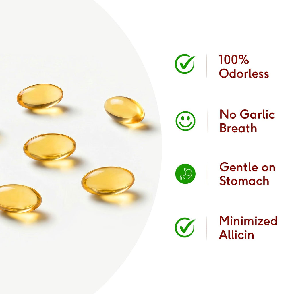Odorless Aged Garlic Extract 500mg Softgels 300 Count S1543
