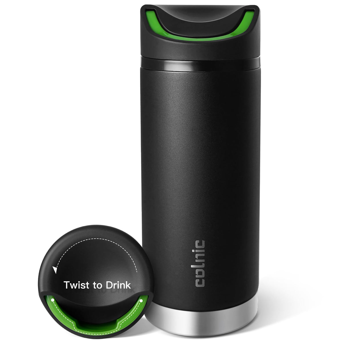 16 oz Insulated Stainless Steel Travel Coffee Mug with Lid T1694