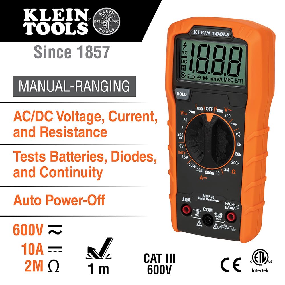 Digital Multimeter Electrical Test Kit with Carrying Case A996