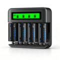 4 Pack Rechargeable D Batteries with Charger W71414