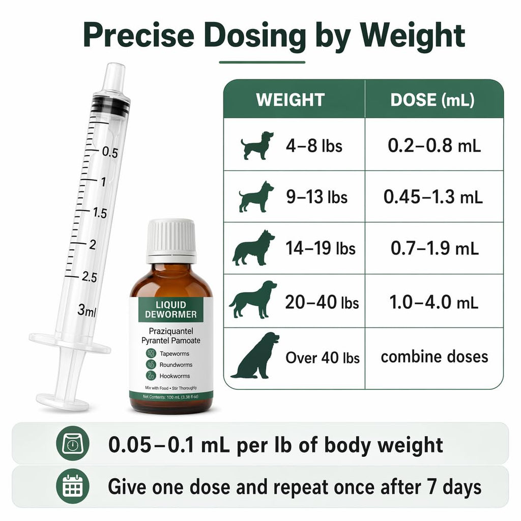 Liquid Dewormer, Praziquantel & Pyrantel Pamoate, 3.38 fl oz Y279