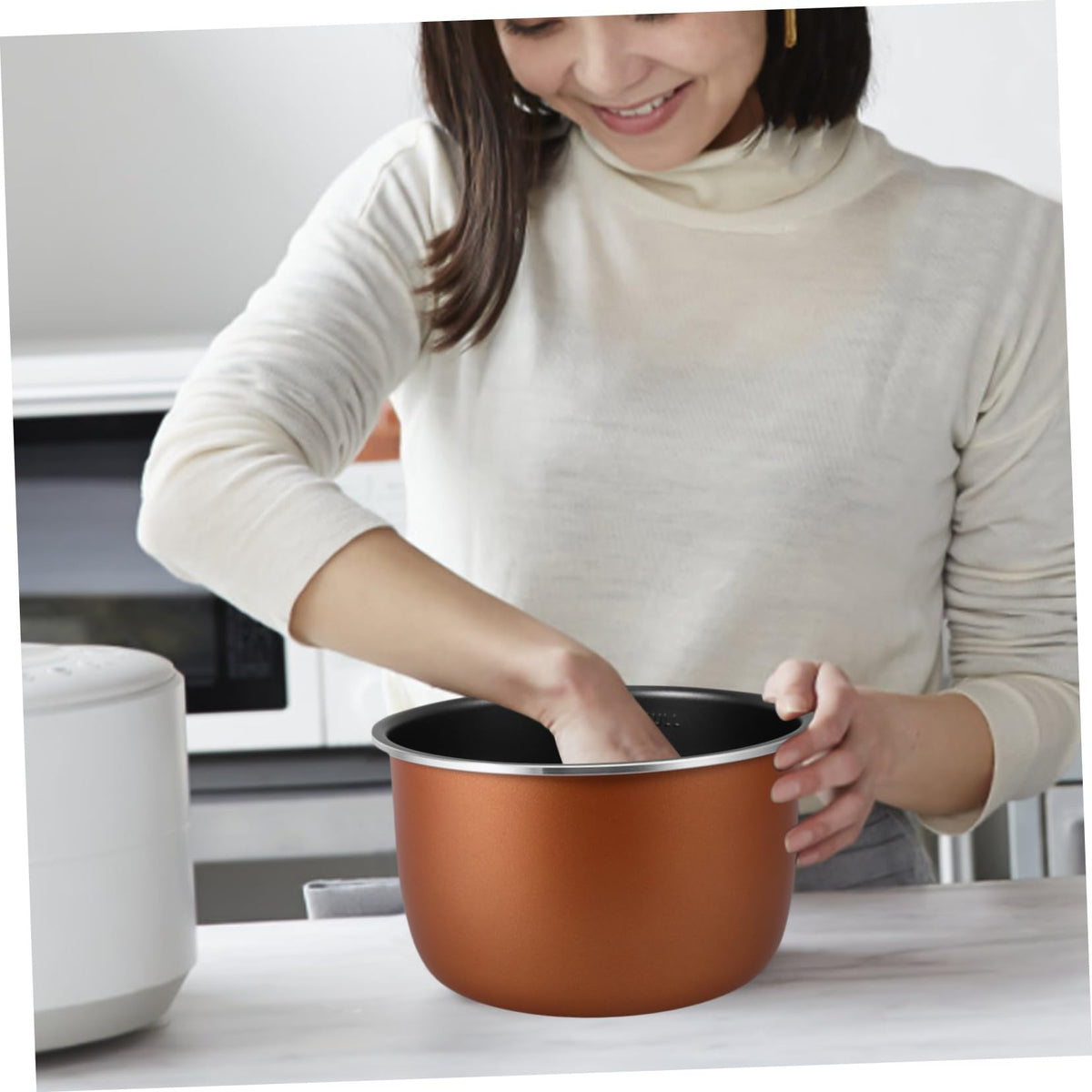 Aluminum Alloy Non-stick 4l Replacement Inner Pot Q3381