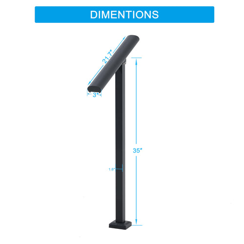 1 Step Aluminum Alloy Handrail B29187