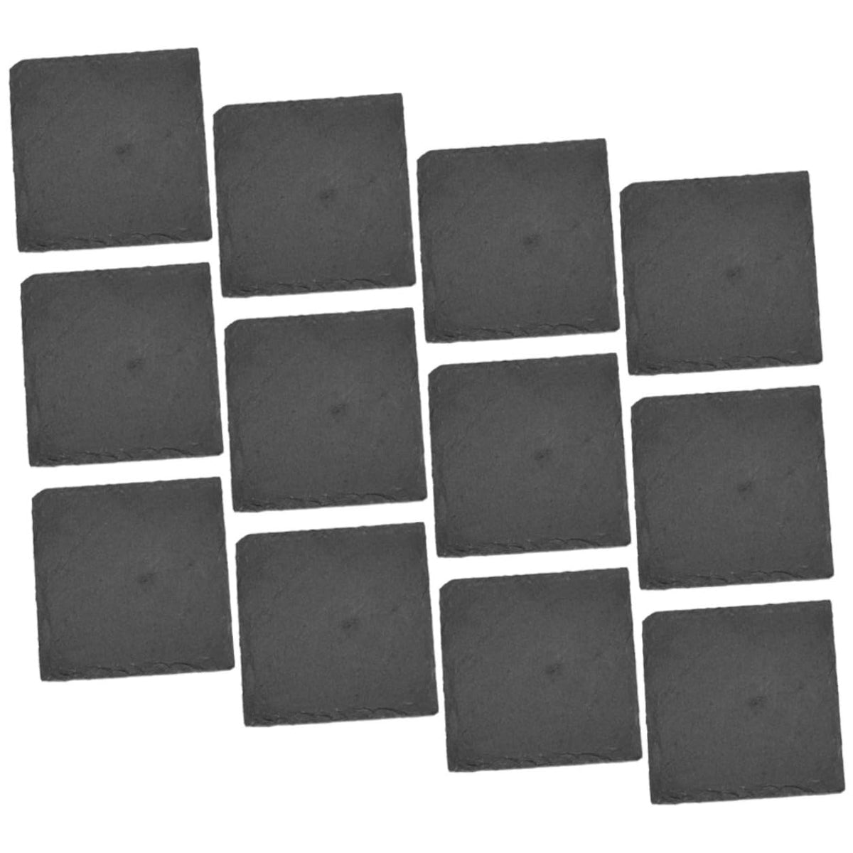 Black Natural Stone Drink Coasters Z38835