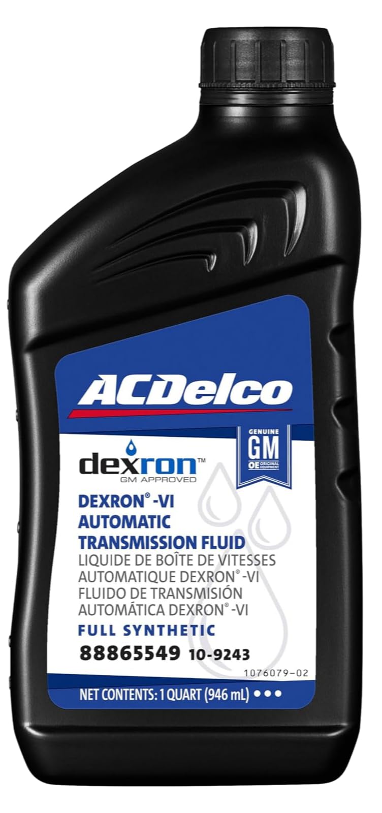 Dexron VI Full Synthetic Automatic Transmission Fluid 1 qt Case of 12 X8625