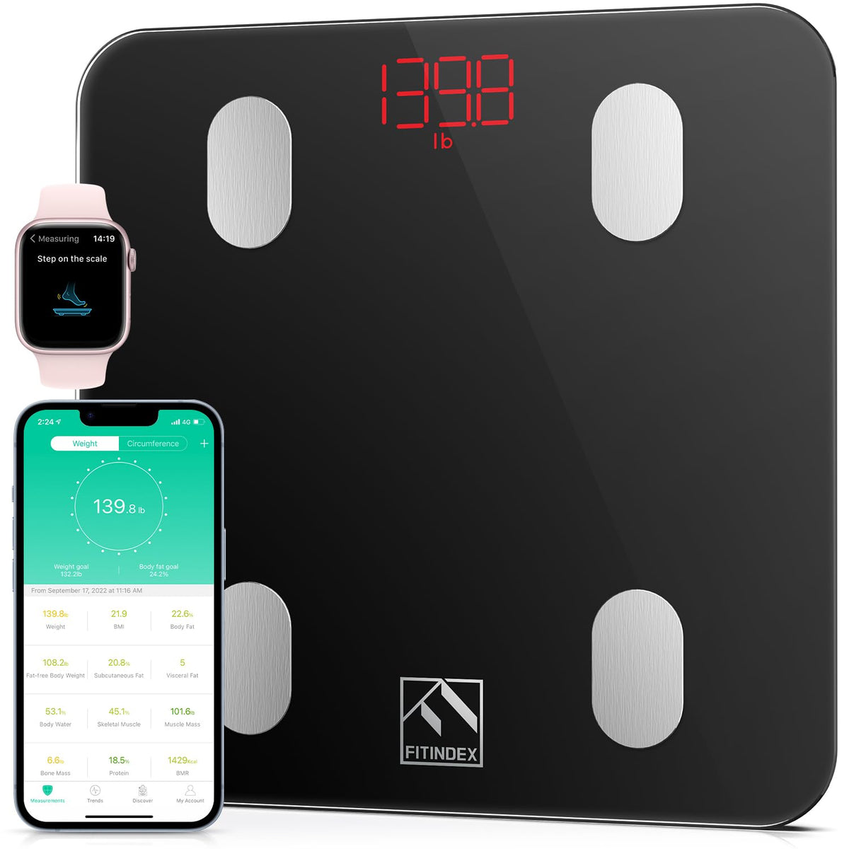 Digital Scale and Body Tape Measure W755996