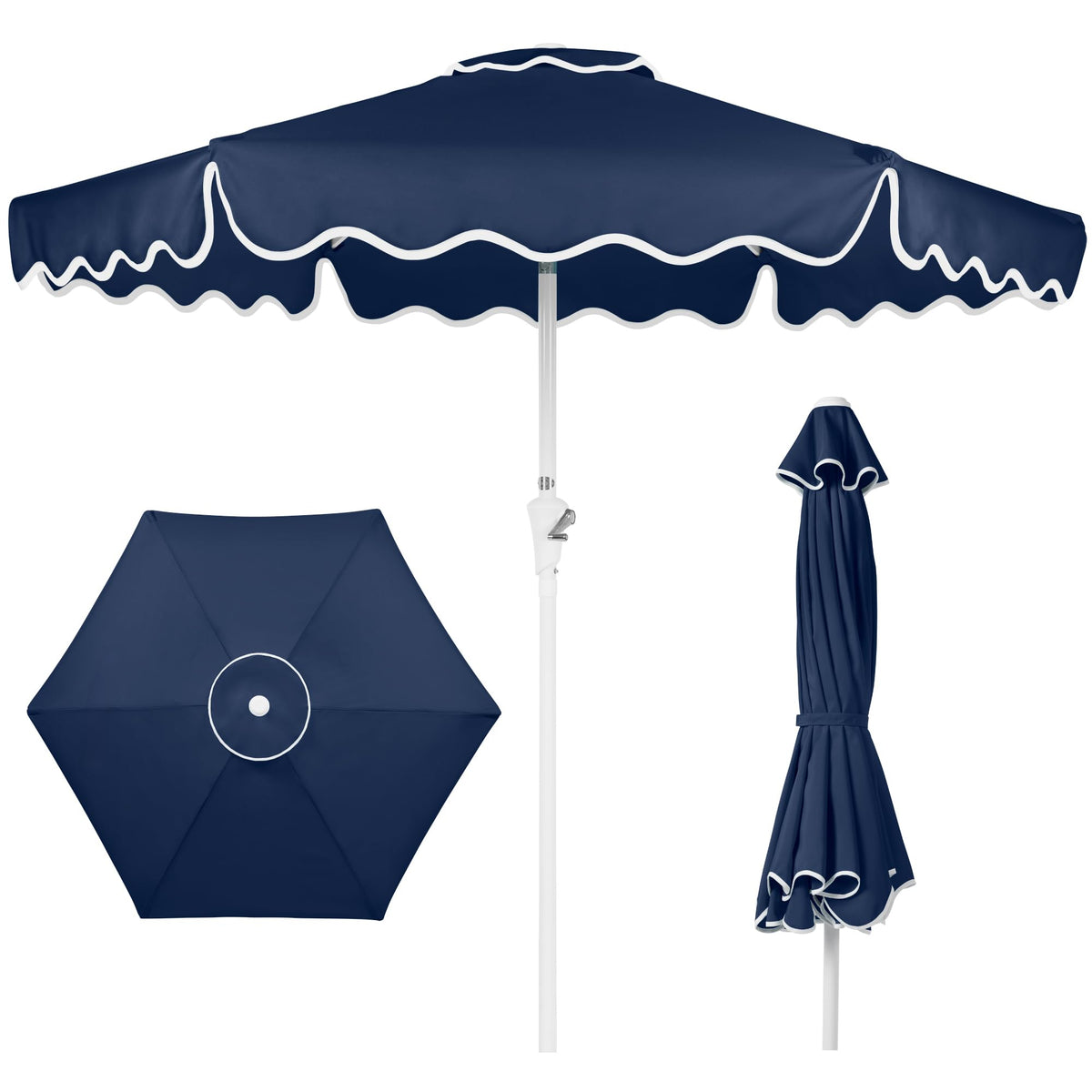 Patio Market Umbrella with Crank & Tilt X67605