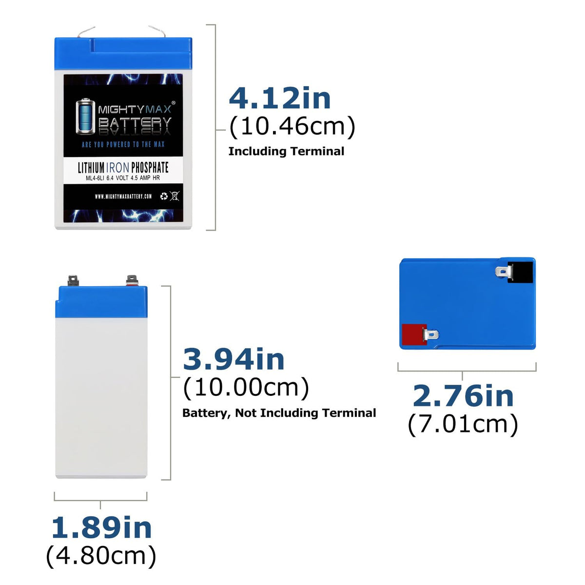 6V 4.5AH Lithium Replacement Battery H12198