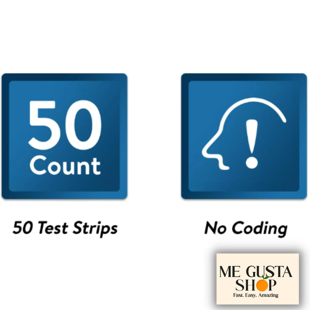 Blood Glucose Test Strips, 50 Count D741