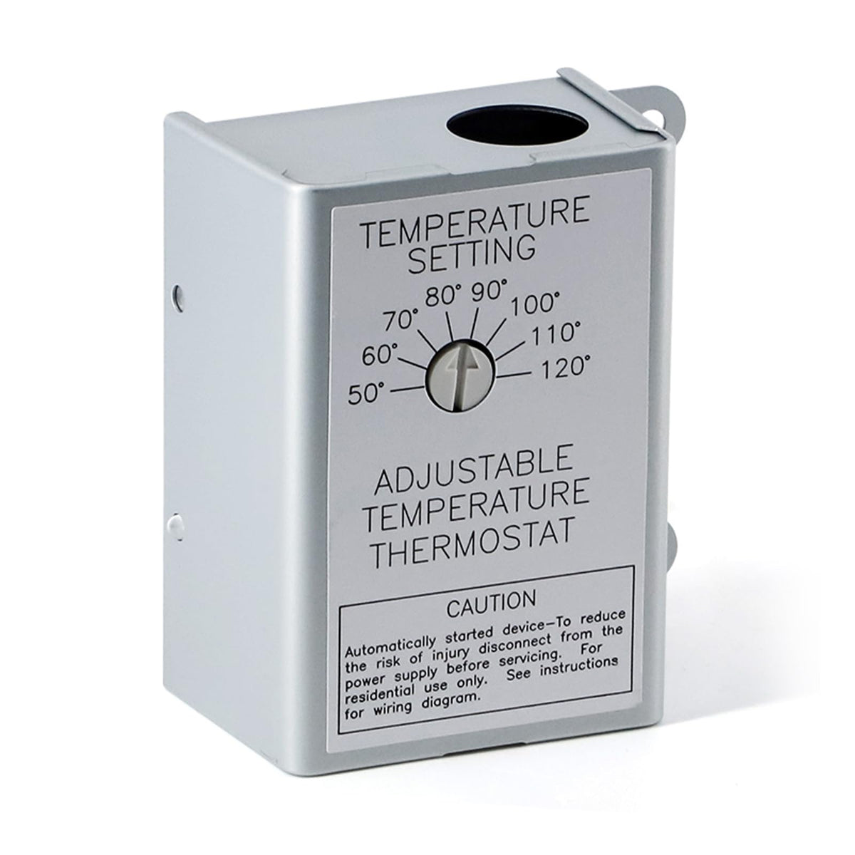 Power Vent Attic Fan Motor & Adjustable Thermostat Switch Kit C23470