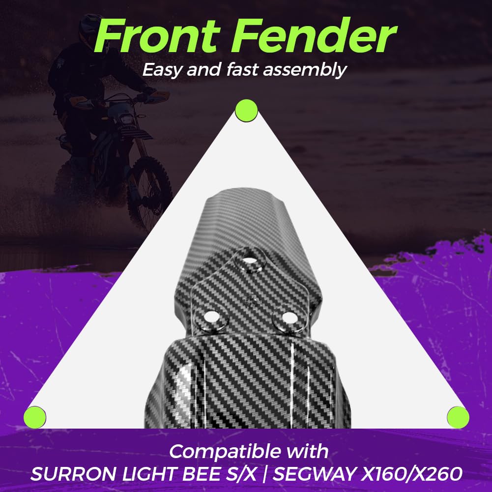 Dirt Bike Front Fender and Rear Mudguard M285