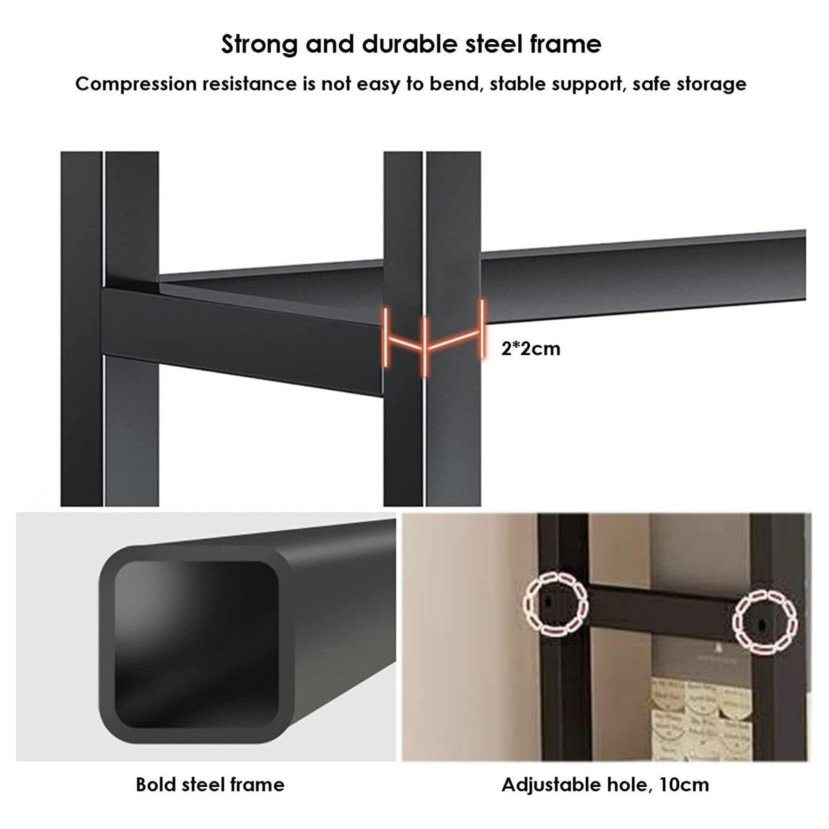 2-Tier White Desktop Bookshelf I730815