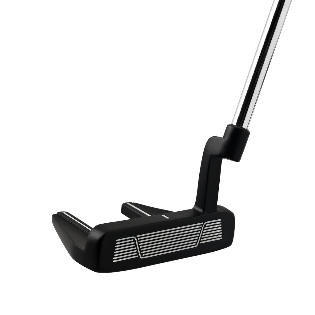 Right-Handed Matte Black Golf Putter with Aim Line & Grip Z1440