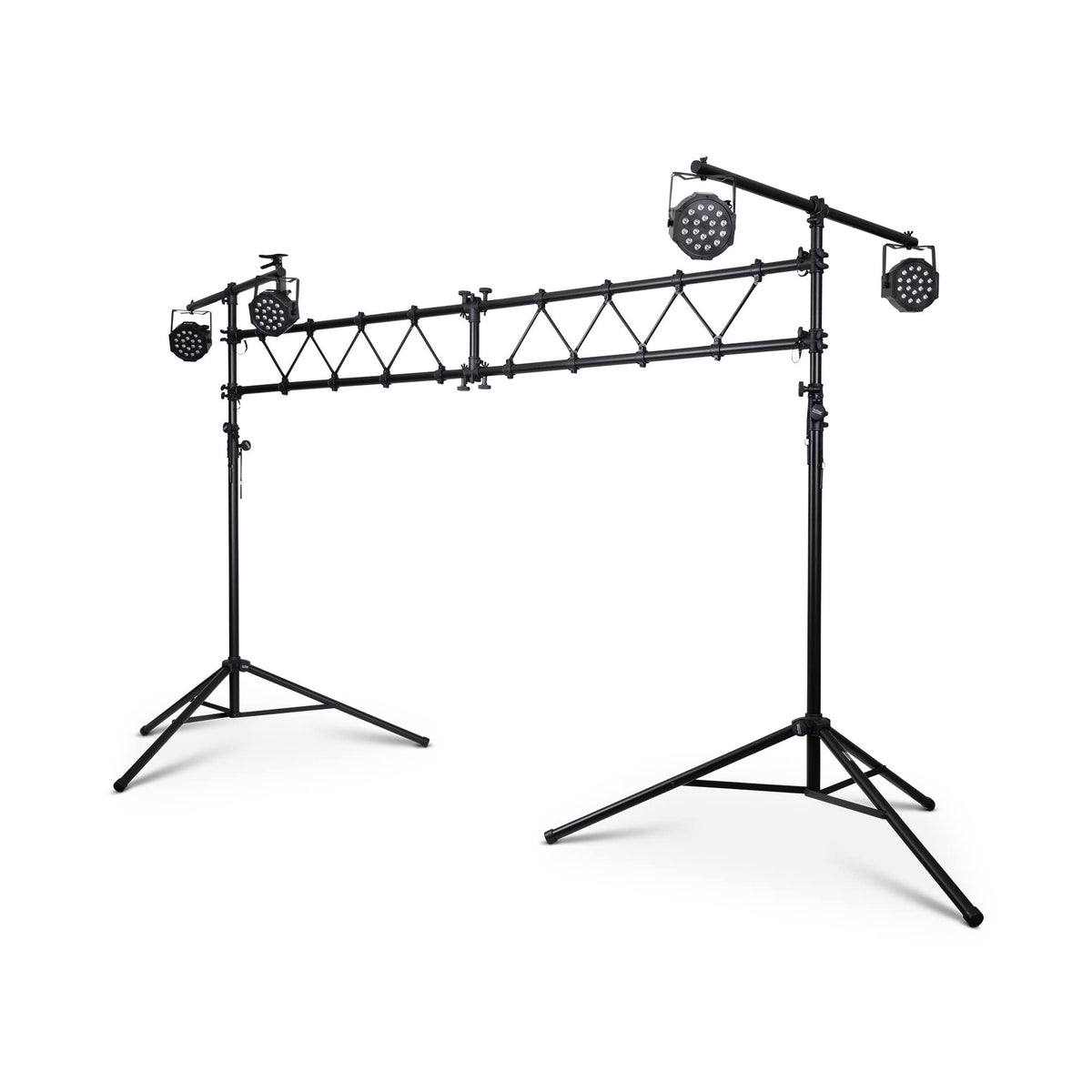 Black Metal Folding Lighting Stand with Truss O3073