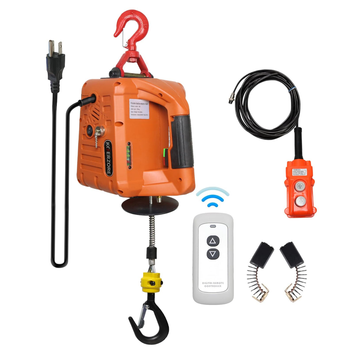 Electric Hoist Winch 1100Lbs Capacity G237223