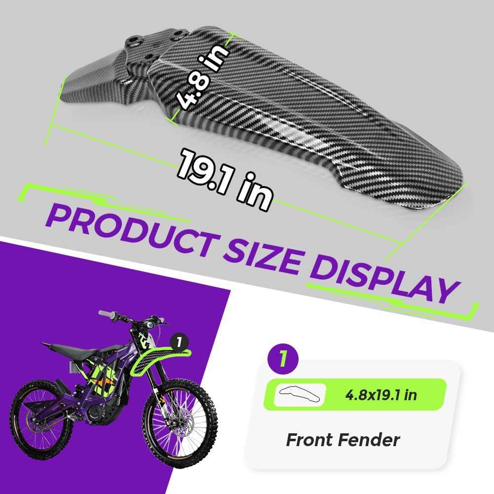 Dirt Bike Front Fender and Rear Mudguard M285