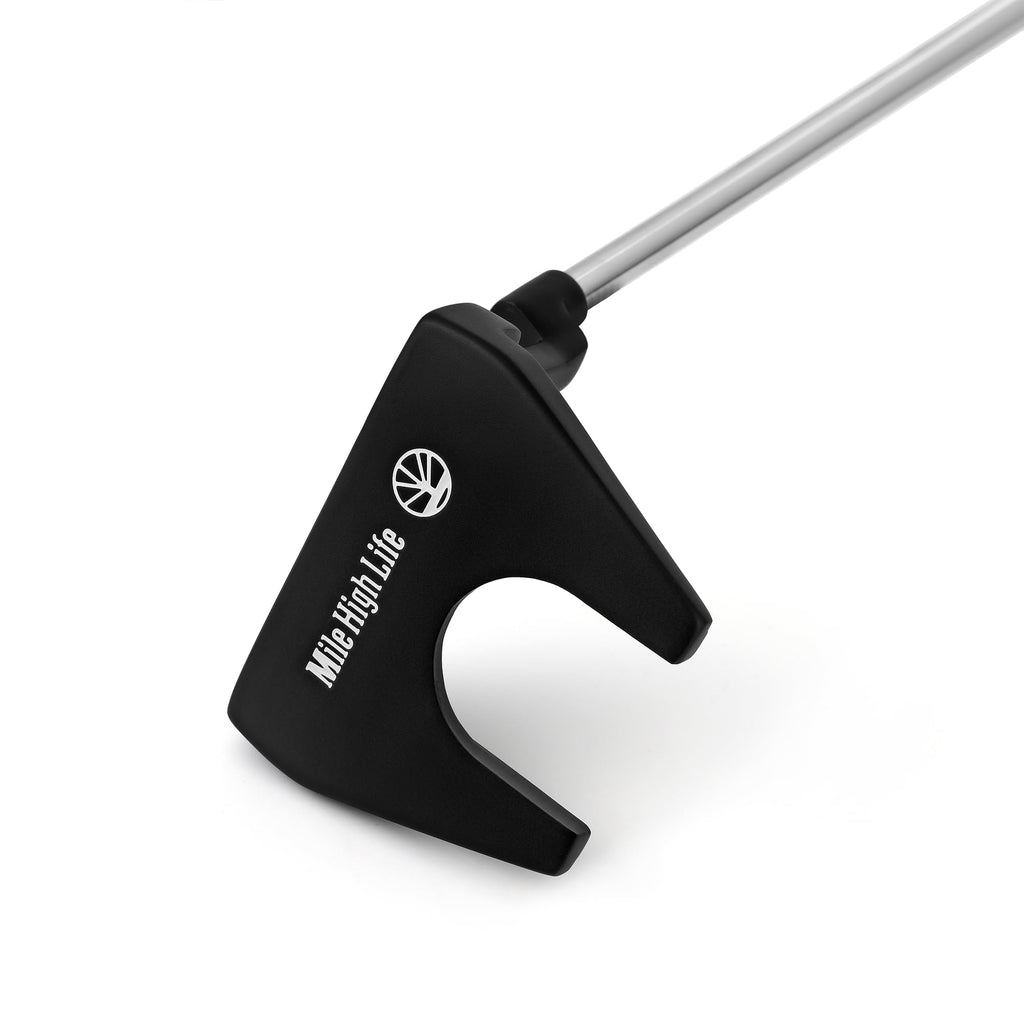 Right-Handed Matte Black Golf Putter with Aim Line & Grip Z1440