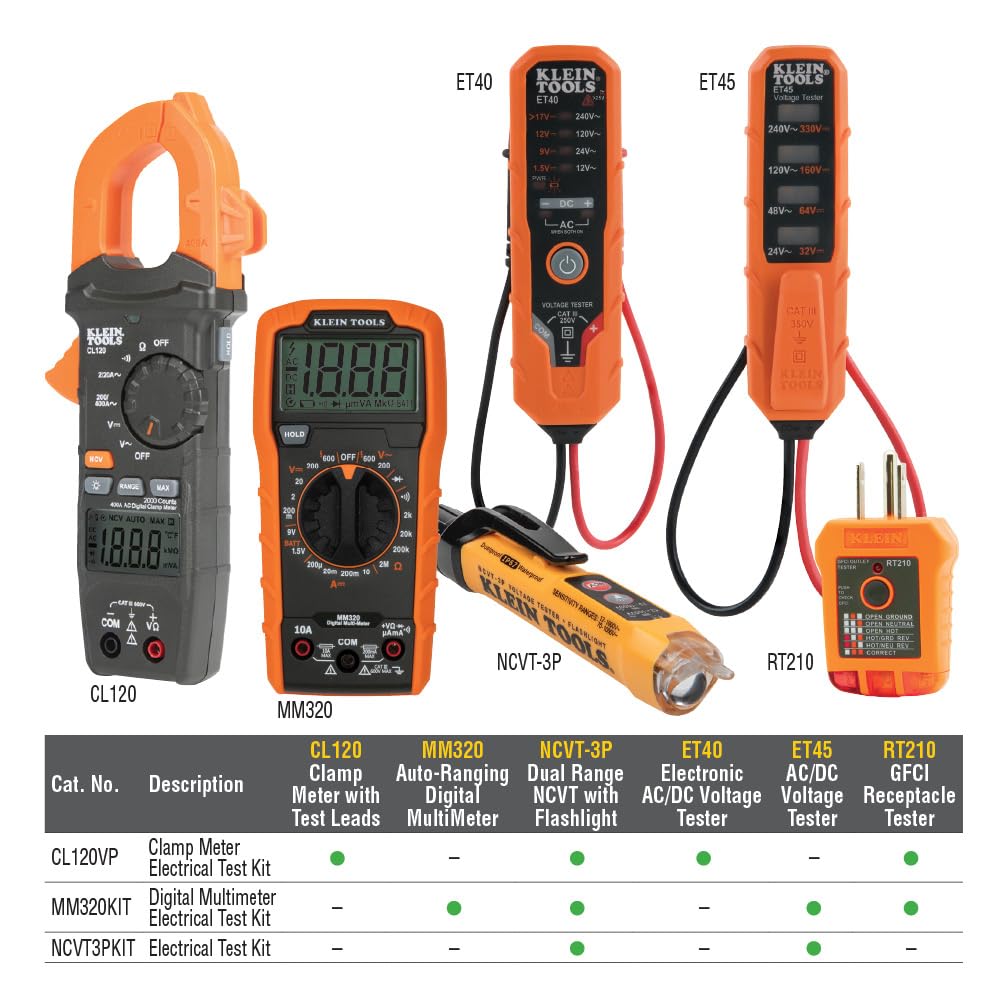 Digital Multimeter Electrical Test Kit with Carrying Case A996