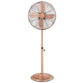 16-Inch Metal Pedestal Fan with Adjustable Height, 3 Speeds, Oscillation I706