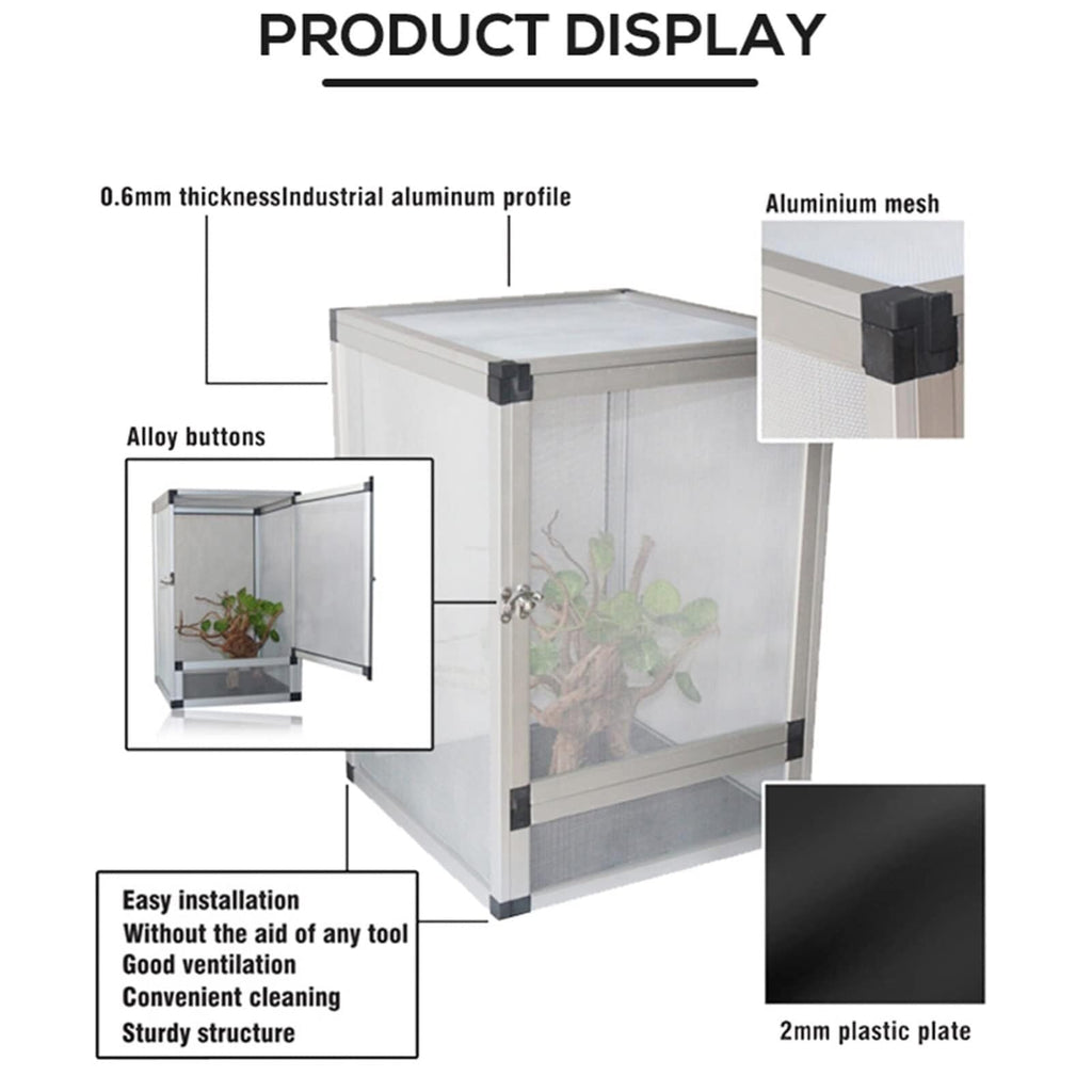Aluminum Insect Breeding Box Reptile Habitat B25521
