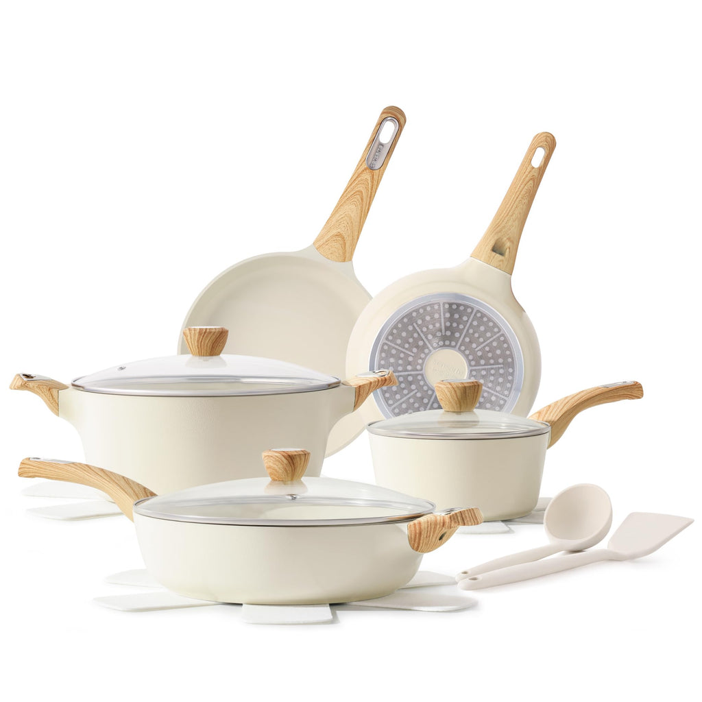 14 Piece Non Stick Ceramic Cookware Set M527