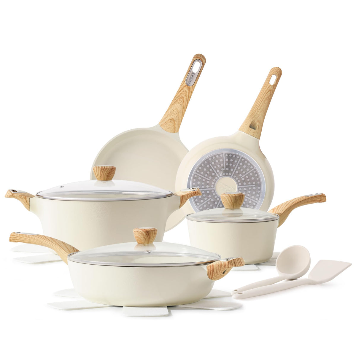 14 Piece Non Stick Ceramic Cookware Set M527