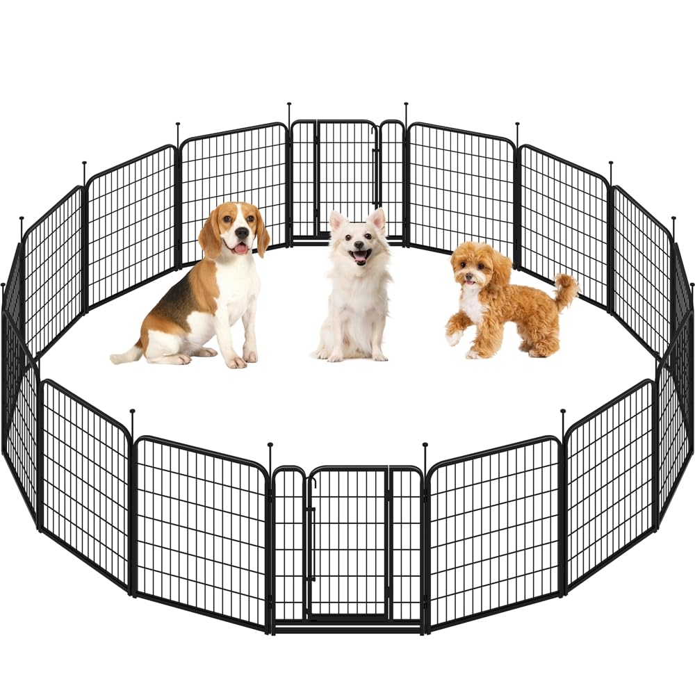 32 Inch 16 Panels Heavy Duty Dog Playpen L1913