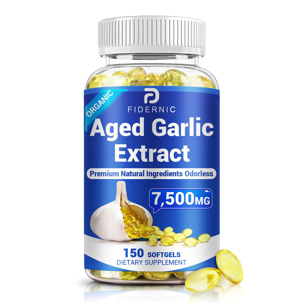 Odorless Organic Garlic Supplement 150 Softgels Z52056