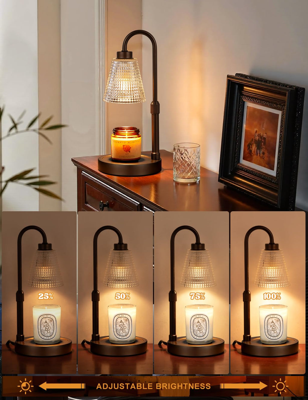 Candle Warmer Lamp with Timer E719160