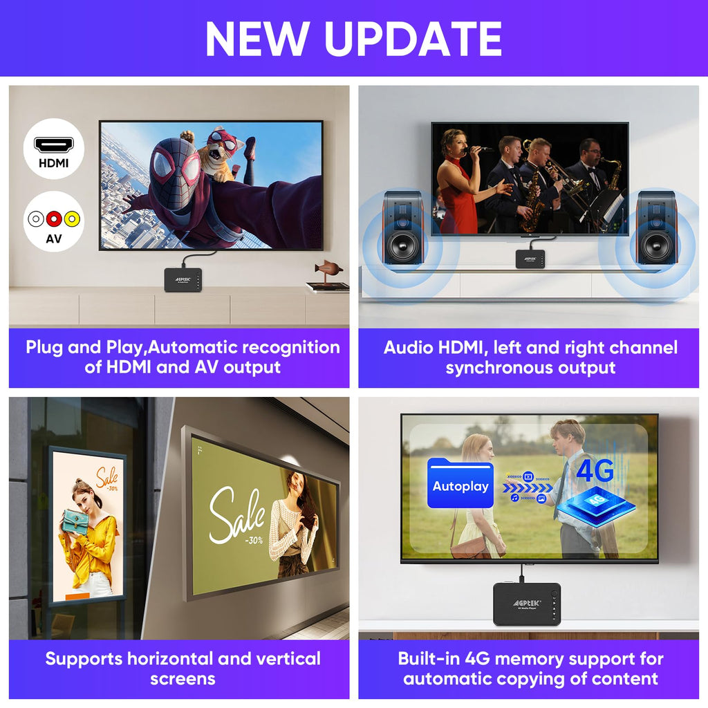 4K HDMI TV Media Player C985