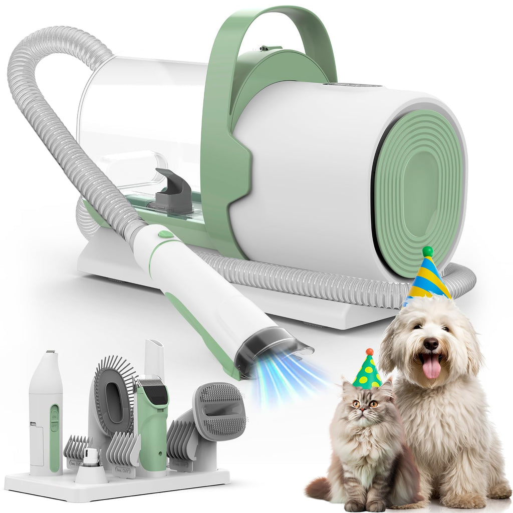 Dog Grooming Vacuum, 7 Grooming Tools 2.5L Dust Cup 11000Pa O4145