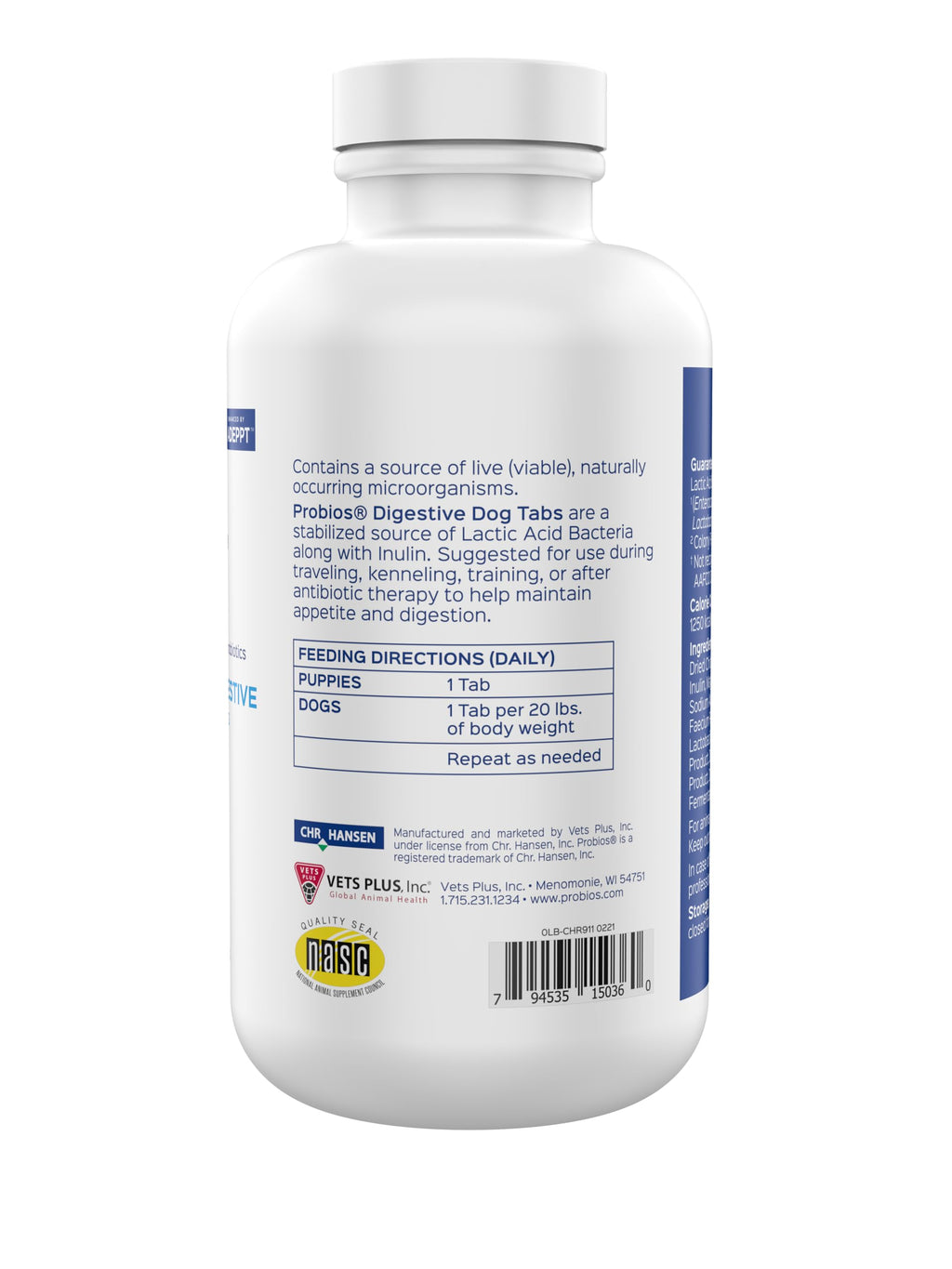 Probios Digestive Dog Tablet Y6578