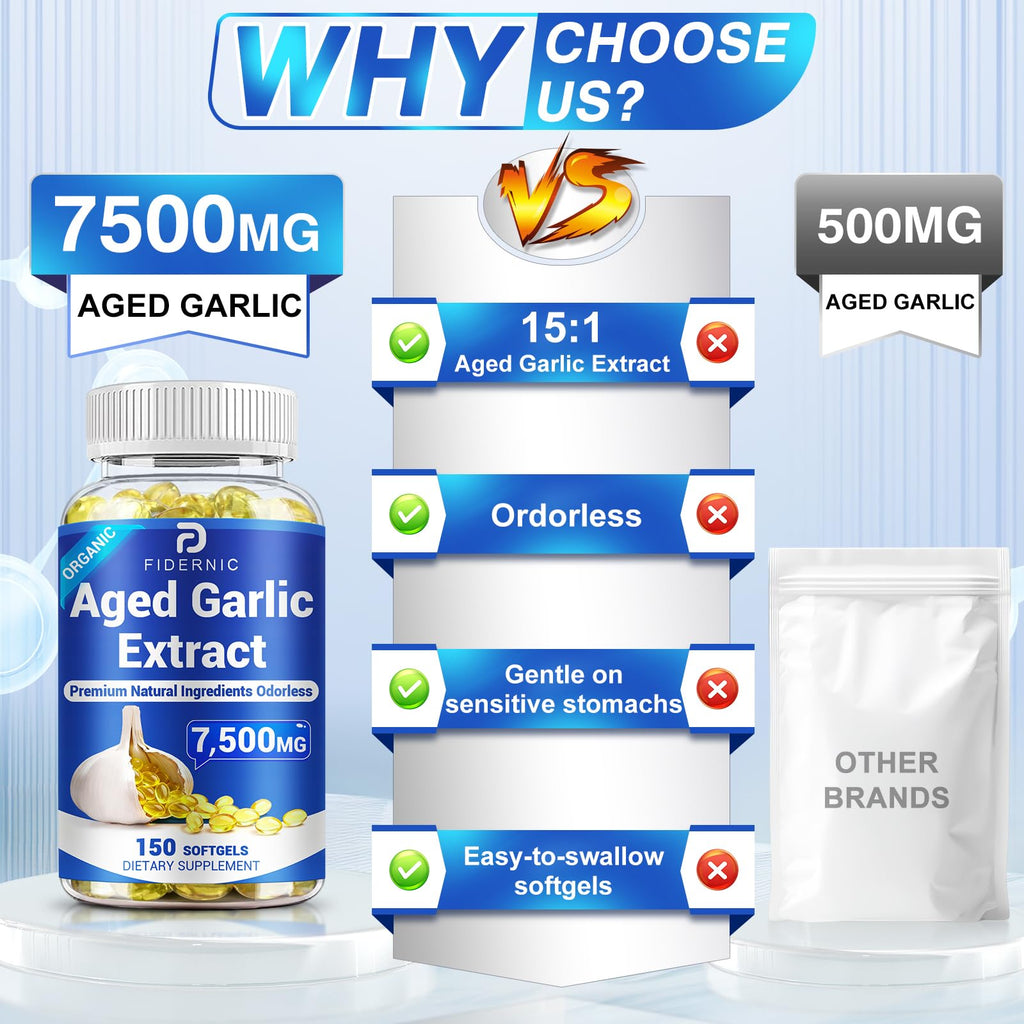 Odorless Organic Garlic Supplement 150 Softgels Z52056