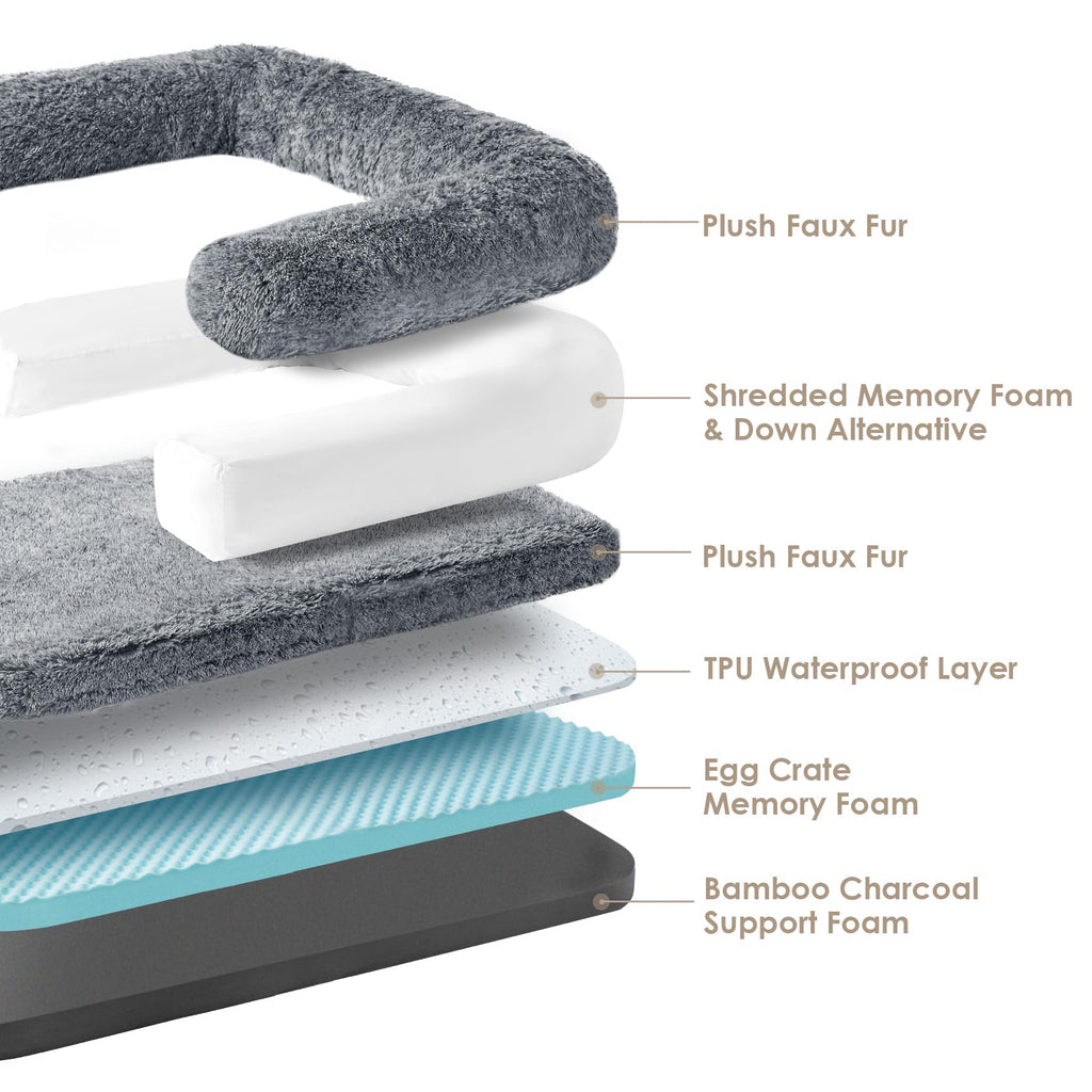 Foldable Orthopedic Dog Bed B883