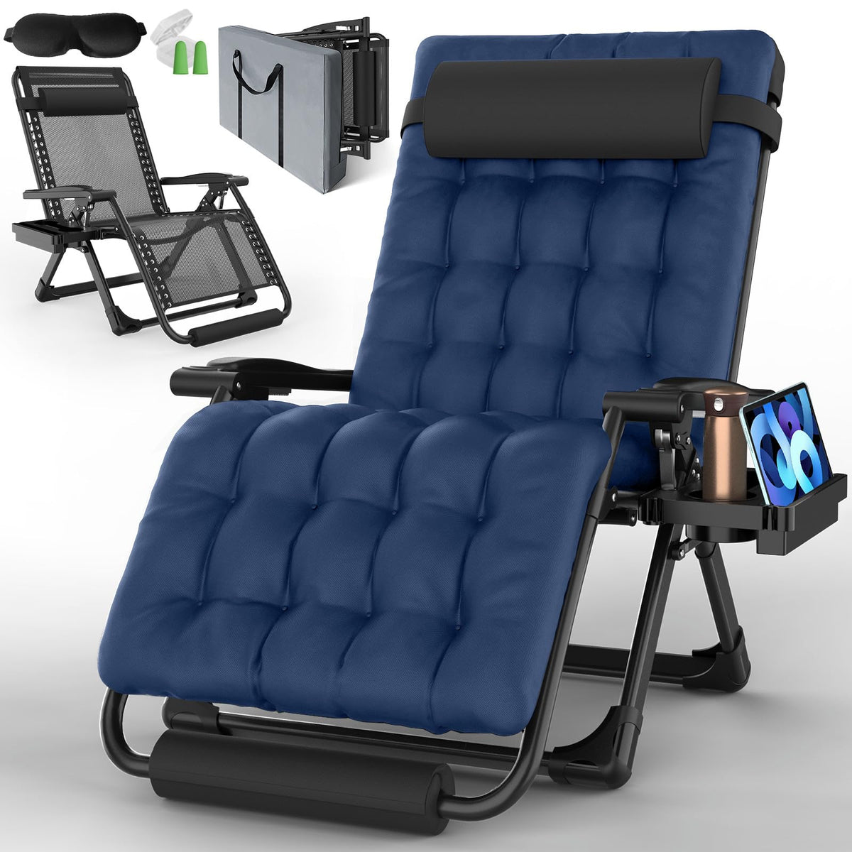 Oversized Zero Gravity Chair with Carry Bag Y651