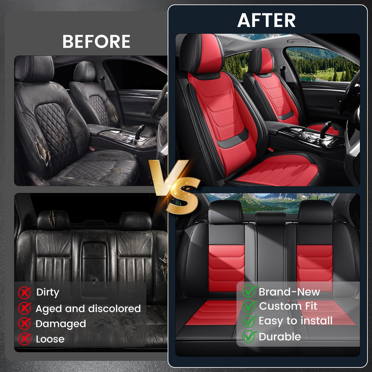 Car Seat Covers Full Set E2397