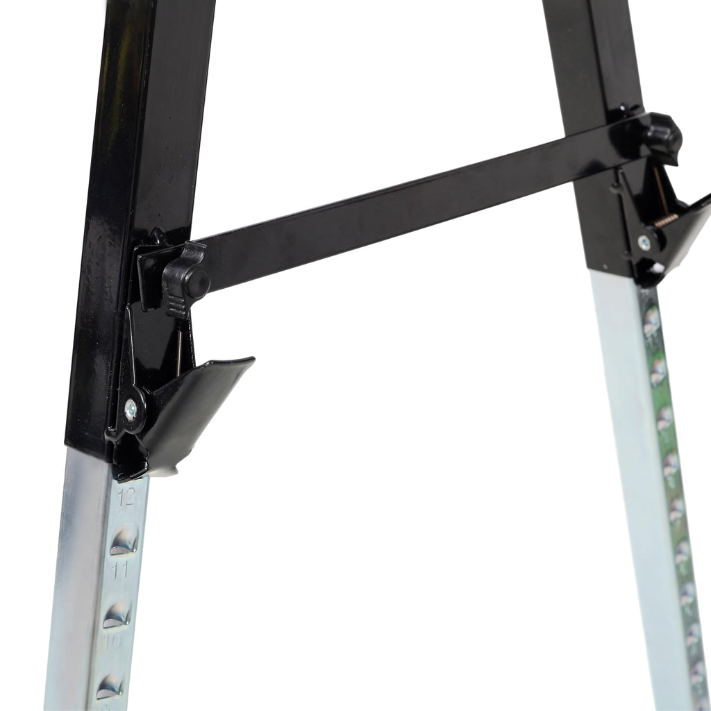 2 Pack Heavy Duty Steel Folding Sawhorse with Carry Handle X466514