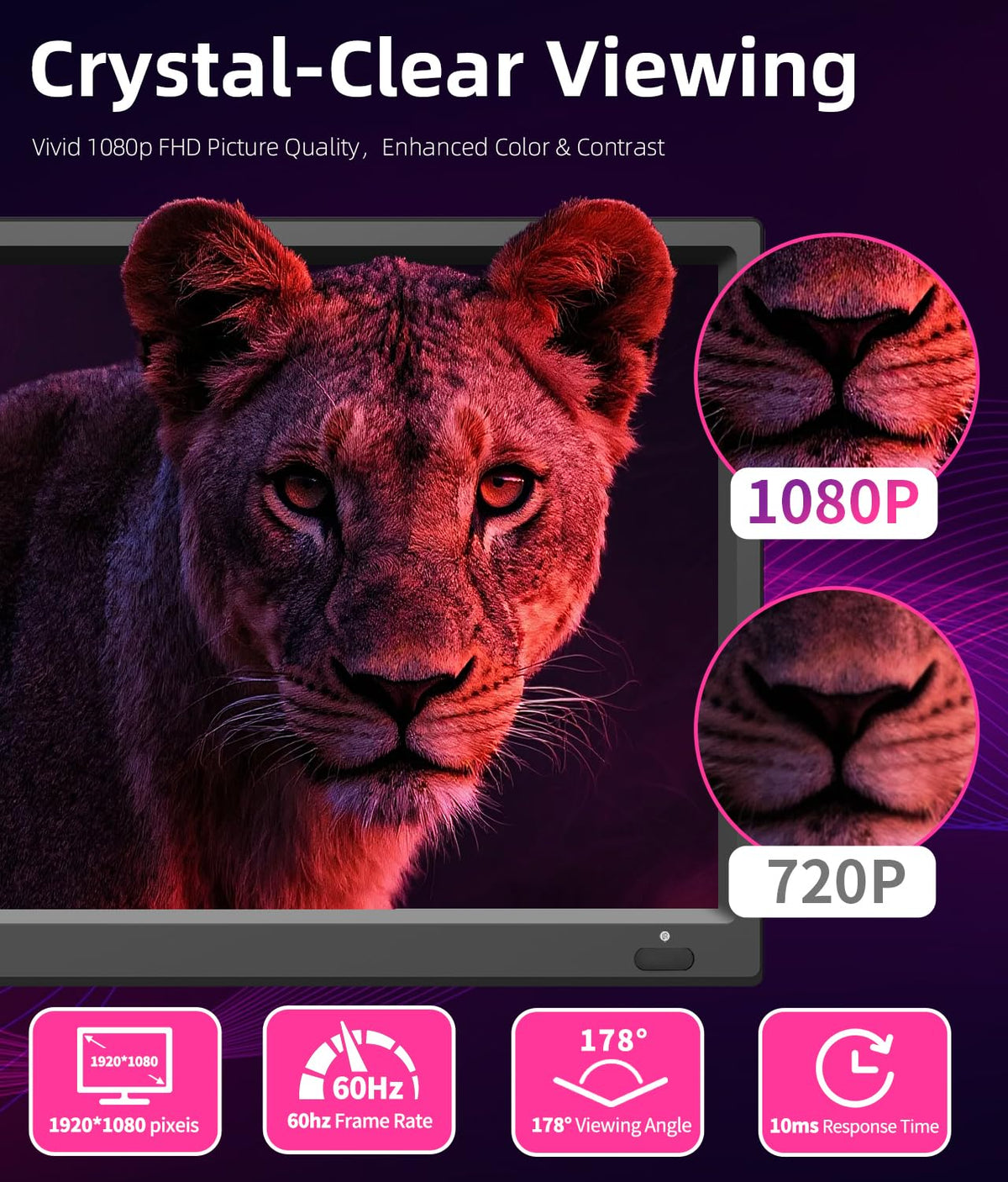 15.6 Inch HD 1080P LED Flat Screen Smart TV I748639