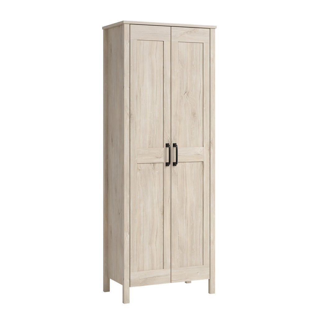 2-Door Chalk Oak Storage Cabinet P580685