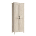 2-Door Chalk Oak Storage Cabinet P580685