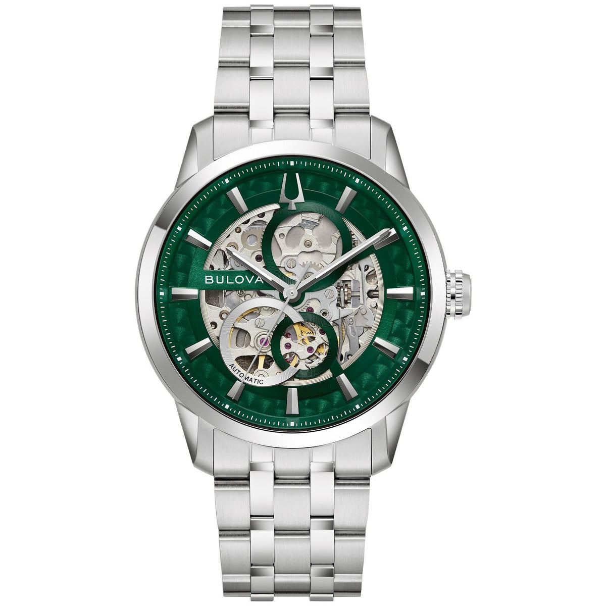 Green Dial Stainless Steel Automatic Watch 40mm K582