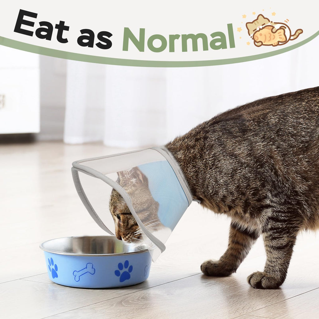 Soft Waterproof Mesh Cat Recovery Cone Collar Q87927