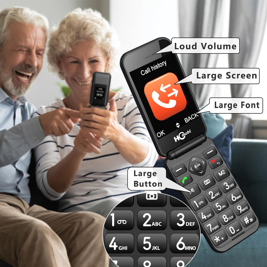 4G Unlocked Flip Phone Dual Screen V3454